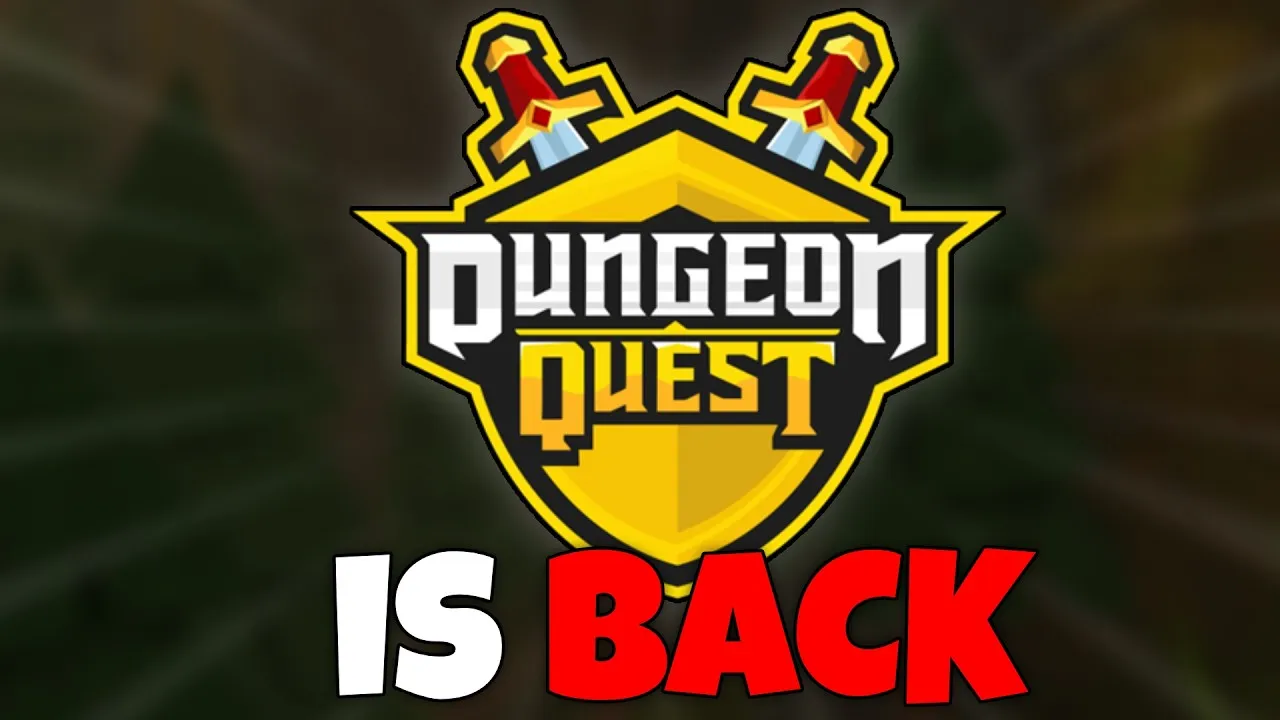 Dungeon Quest Reborn is back โ the return announcement thumbnail